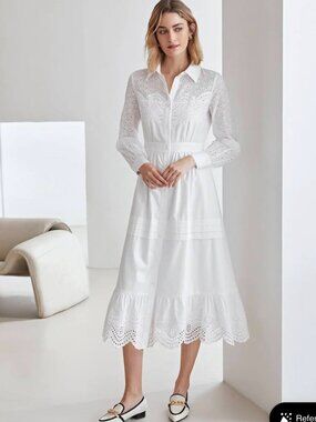 MOTF Eyelet Embroidery Dress
